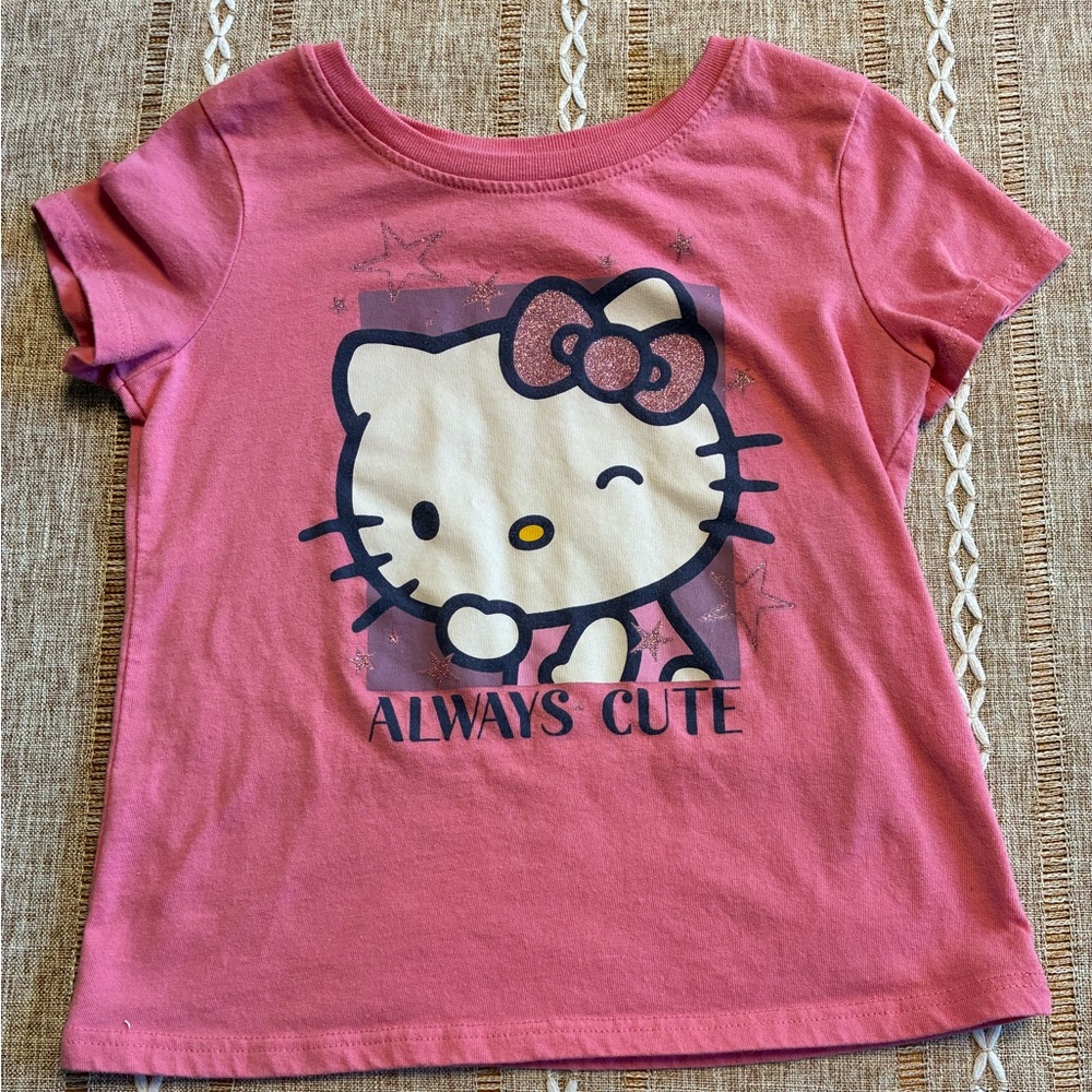 Hello Kitty Pink Short Sleeve Tee for Kids